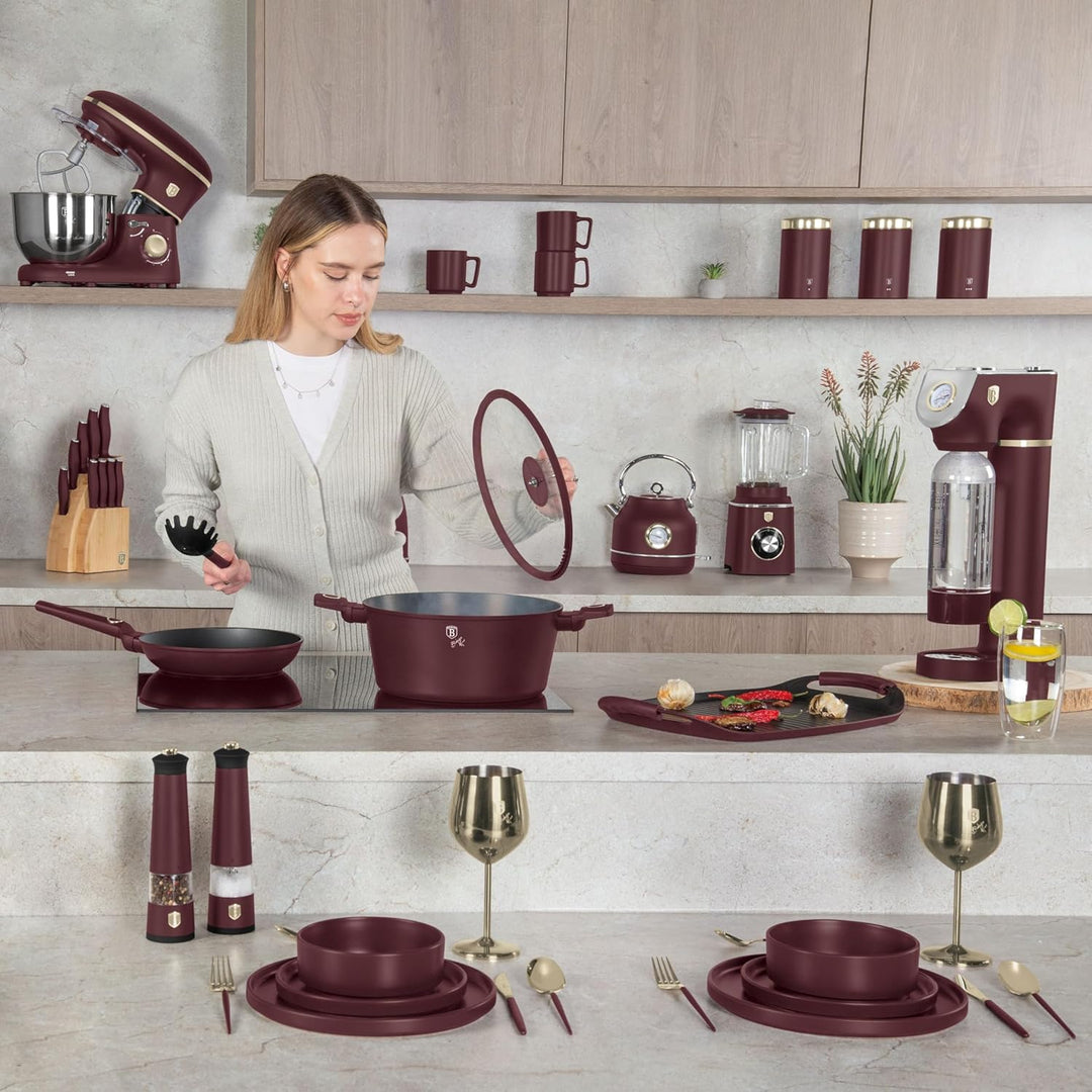 Berlinger Haus Messerset Edelstahl 4 Stück Leonardo Collection | Stilvoll, Hochwertig und Elegant
