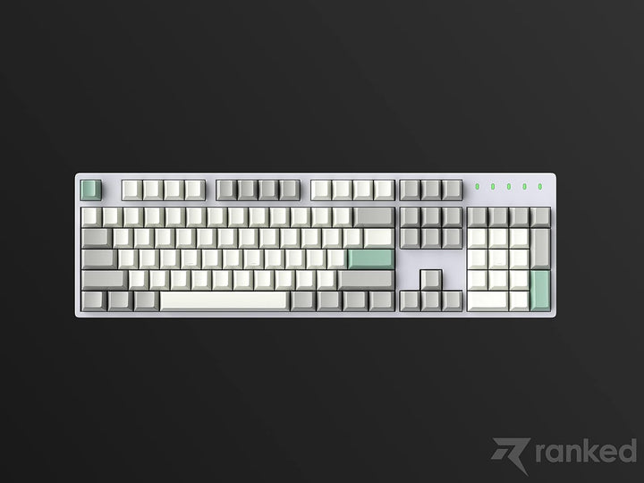 Ranked Leeres Premium-Tastenkappen-Set | 1,4 mm Dickes PBT | Cherry-Profil für Mechanische Tastatur
