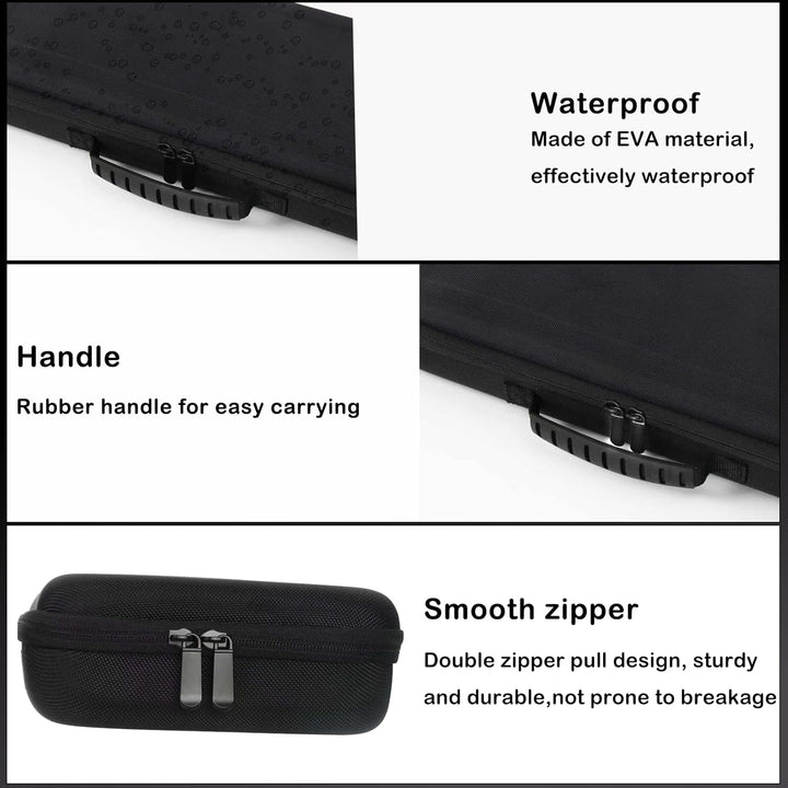 Hartschalen-Reisetasche für Dyson Airstraight HT01 Haarglätter und Netzteil wasserdichte, stossfeste