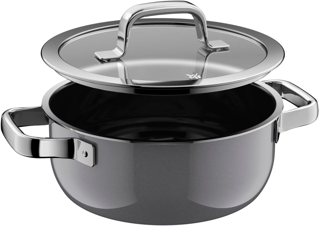 WMF Fusiontec Mineral Pro, Bratentopf mit Deckel, 20 cm, langlebig, kratzfestes Material, Made in Ge