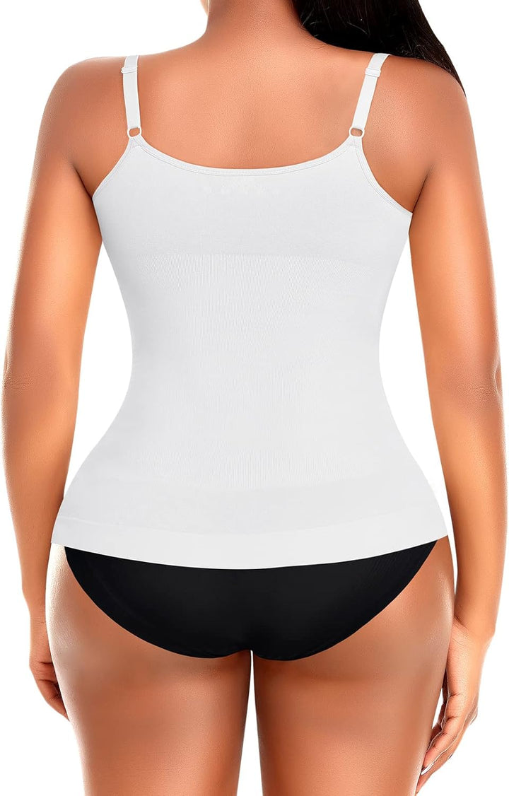 YARRCO Shape Unterhemd Damen Tank Top Bauchweg Shapewear Sport Tanktop Figurformendes Trägertop Body