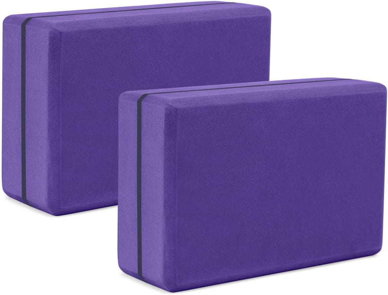 Fiita Hochstabiler Yoga Block- 2er Set Klotz auch für Anfänger Meditiation & Pilates, Fitness Zubehö