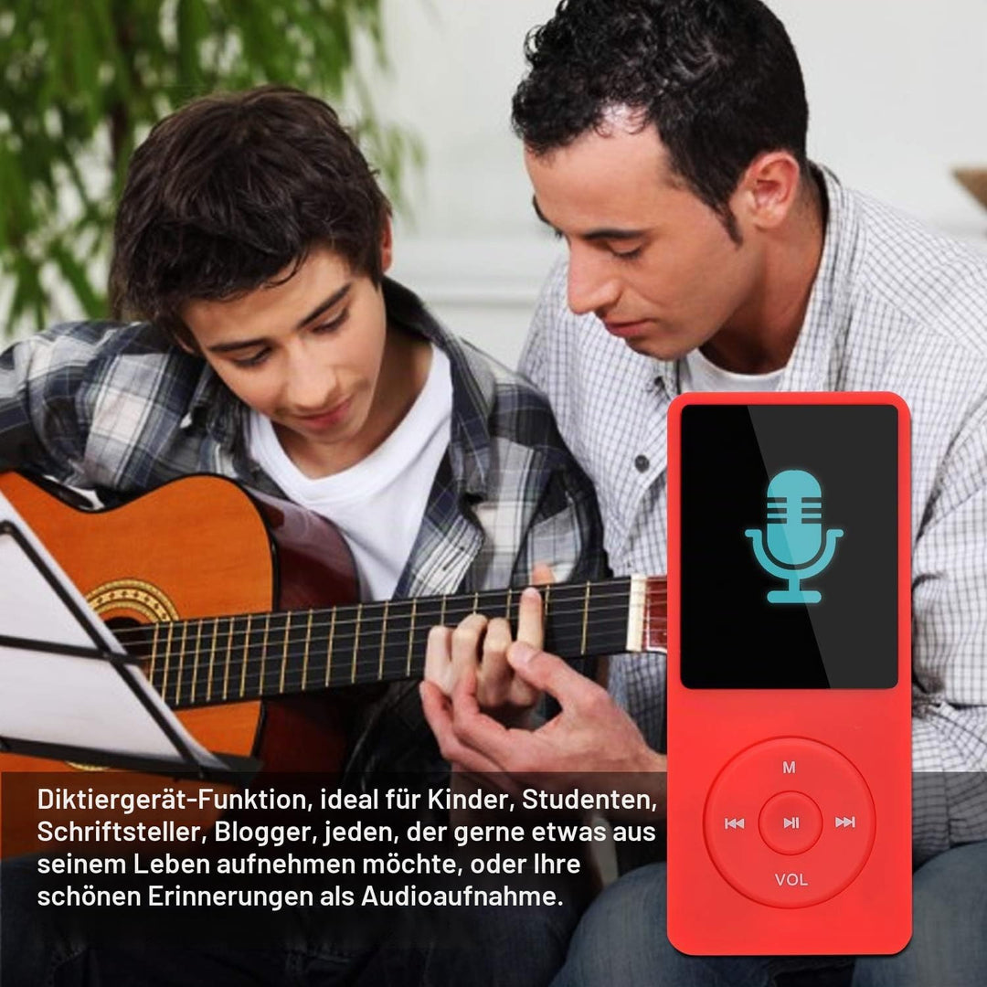 8GB Tragbare MP3 Musik Player, Support bis zu 64GB SD Speicherkarte, Lossless Sound HiFi MP3 Player,