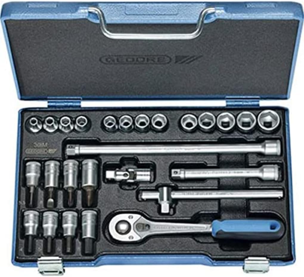 GEDORE 30 IMU-10 Steckschlüssel-Satz 3/8' 26-TLG 6-Kant IN-is-PH