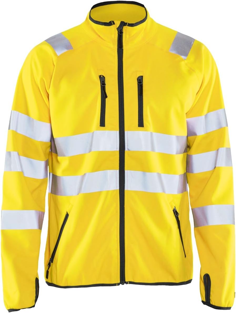 Blaklader 49062512 HIGH VIS JACKET Softshell, Gelb, grootte XL XL High Vis Gelb, XL High Vis Gelb