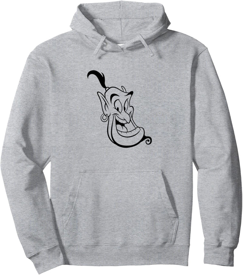 Disney Aladdin Genie Smiling Head Shot Portrait Pullover Hoodie