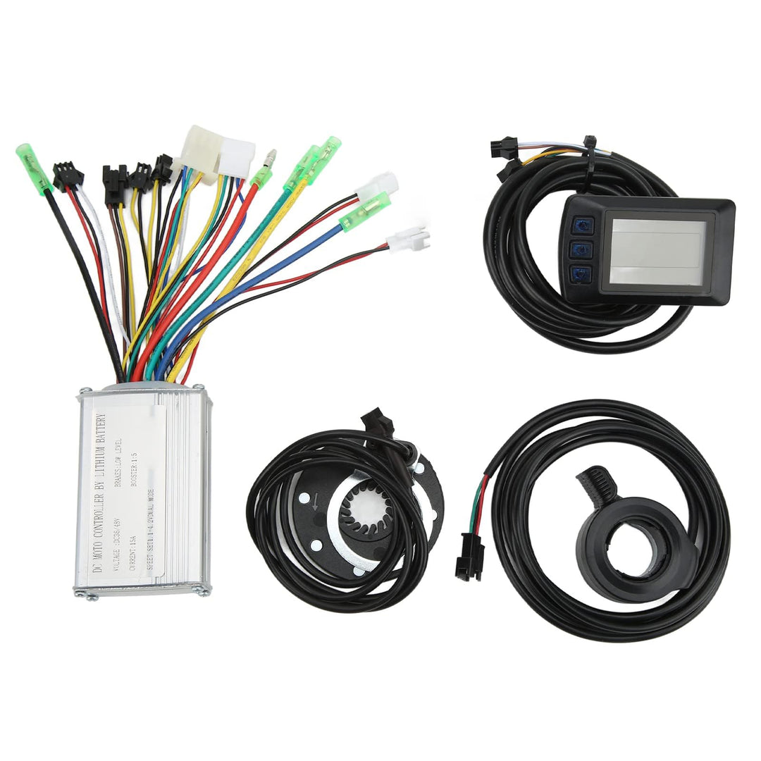 VGEBY Elektrofahrrad-Controller-Kit, Elektrofahrrad-Motorsteuerung 15A Gemeinsamer Controller 36V 48
