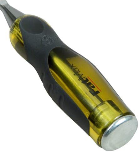 Stanley FatMax Beitel (50 mm Klingenbreite, Thru-Thang-Klinge, Stahl-Schlagkappe, Griff mit Weichsto