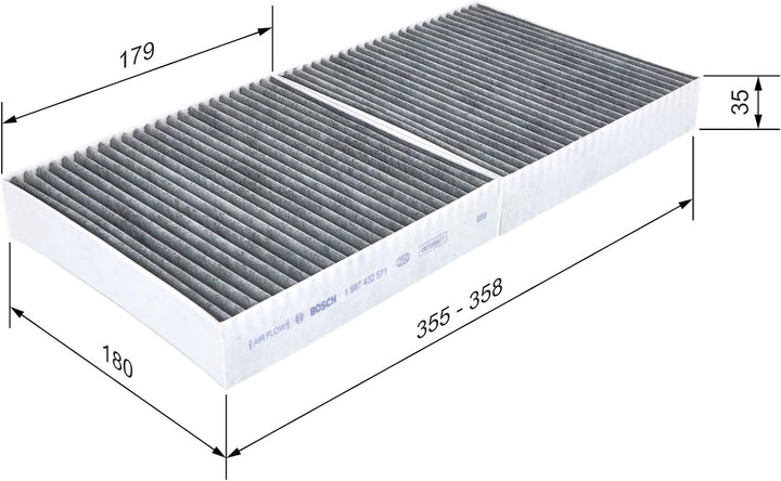 Bosch R2571 - Innenraumfilter mit Aktivkohle
