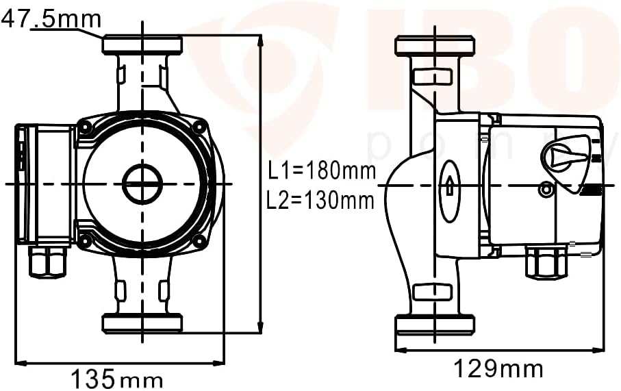 IBO 25-60/180 OHI, Orange Typ 3, Typ 3