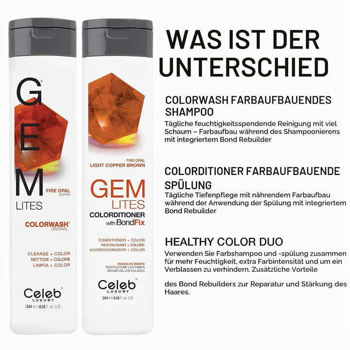 Fire Opal Colorwash 244 ml Braun, Braun