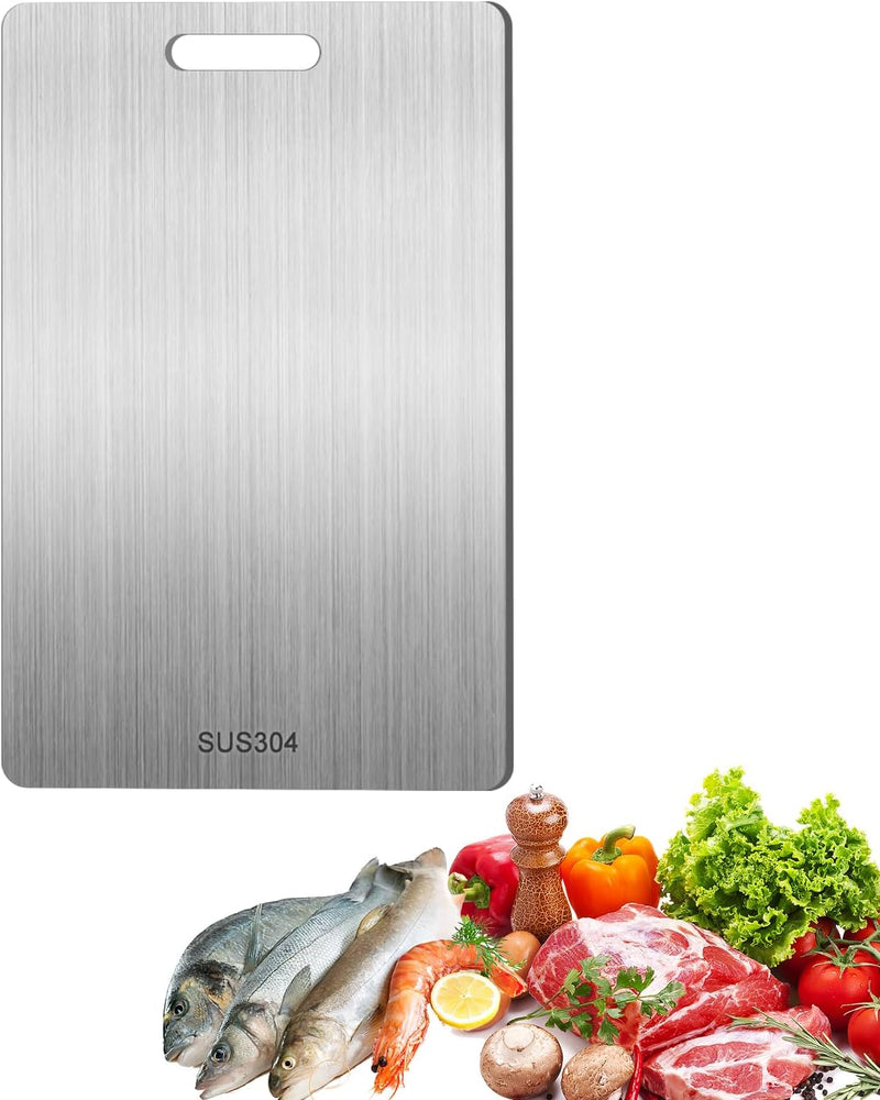 Titan Schneidebrett, 2024 New Titanium Cutting Board Multifunktion, Doppelseitiges Lebensmittel Grad