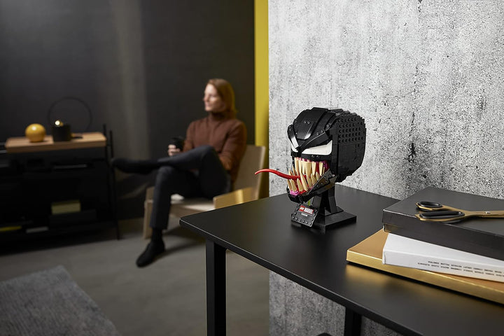 LEGO 76187 Marvel Spider-Man Venom Maske Bauset für Erwachsene, Fanartikel, Geschenkidee für Sammler
