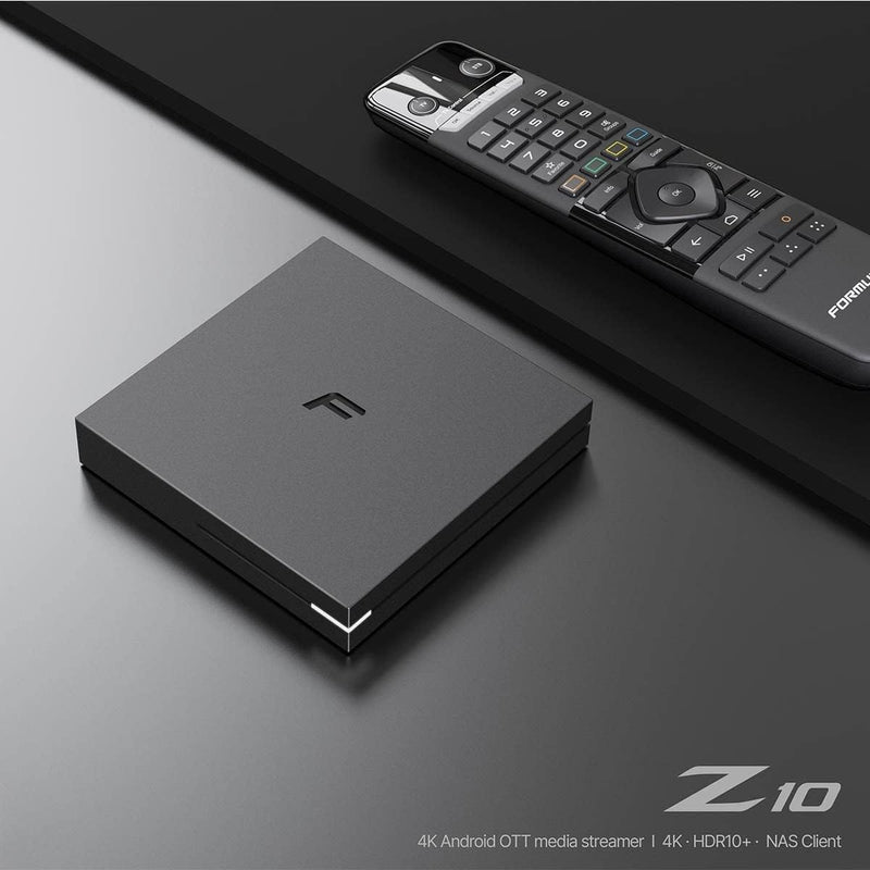 Formuler Z10 4K Ultra HD Android 10 IP-Receiver (60fps, HDR10+, Dual-Band WiFi, LAN, Bluetooth 5.0,