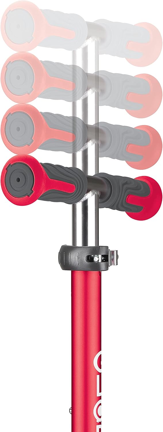 GLOBBER Elite Roller – Tretroller Kinder ab 3 Jahre - Scooter 120/80 mm - ABEC 5, 3-rädrig – höhenve