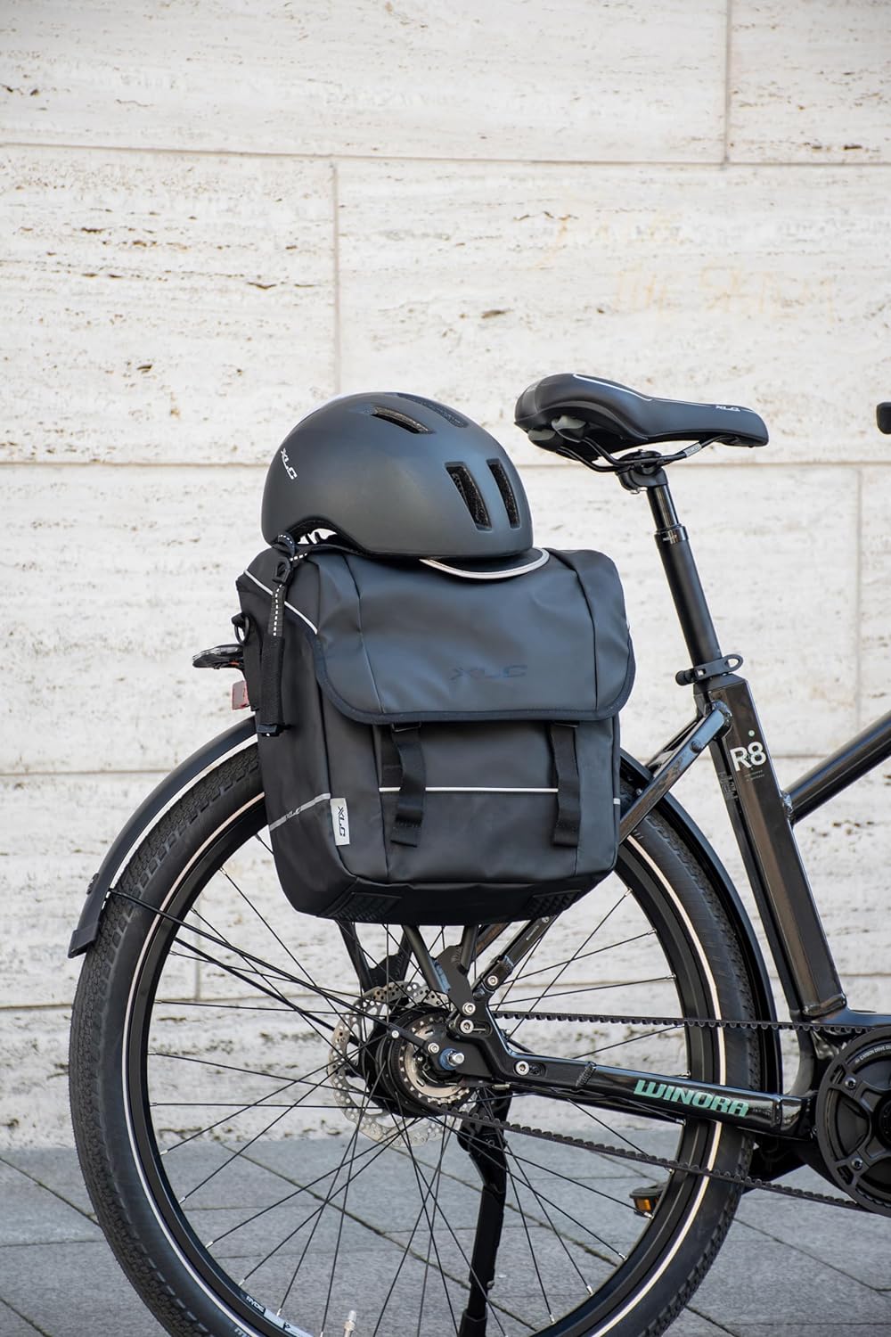 XLC City-Helm BH-C24 schwarz-matt black mat 53-57cm, black mat 53-57cm