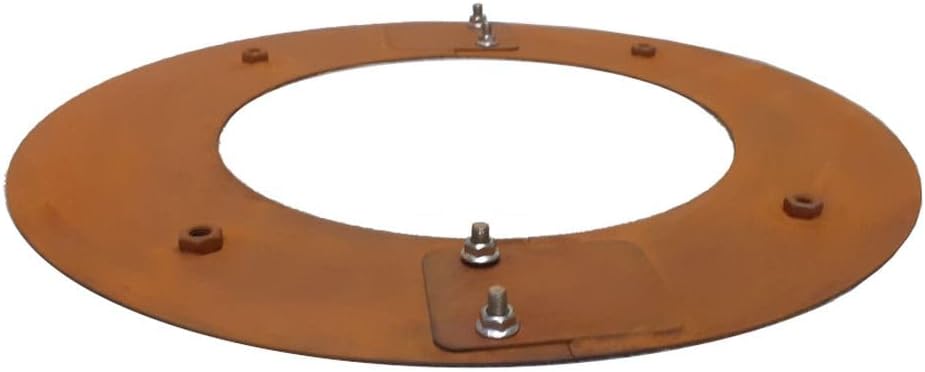 Baumring Cortenstahl Edelrost Ø50 cm Ø30 cm innen – Baumschutz & Gartendeko rost Aussendurchmesser 5
