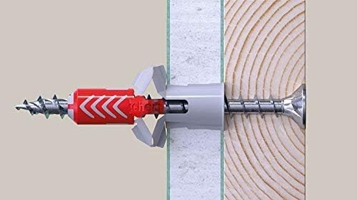 fischer 558778 Maletín FPFII FIXTAINER Sortiment von Schrauben für Holz, grau, Con tornillo Schraube