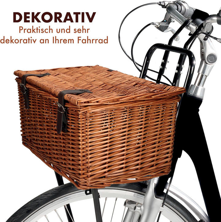 Bicycle Gear - Weidenkorb für Fahrrad,