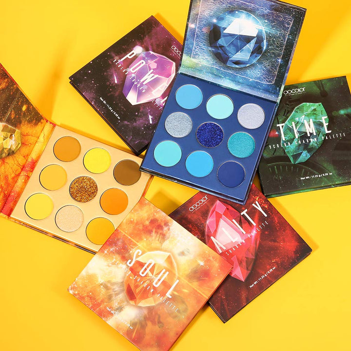 Docolor Lidschatten Palette 54 Farben Edelstein Make Up Palette Vegane Formel Hochpigmentierte Matte