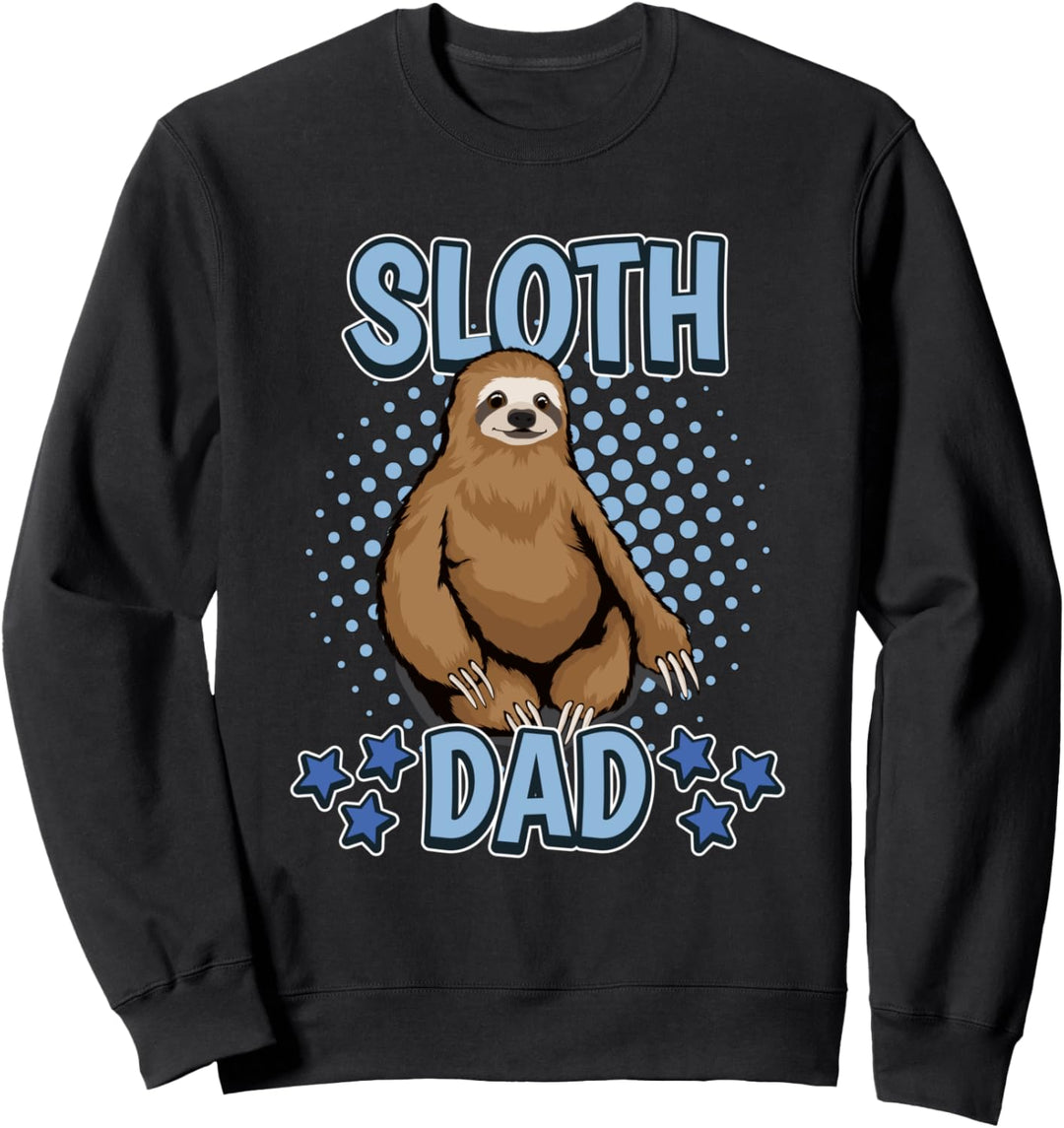 Sloth Dad Papa Faultier Sweatshirt
