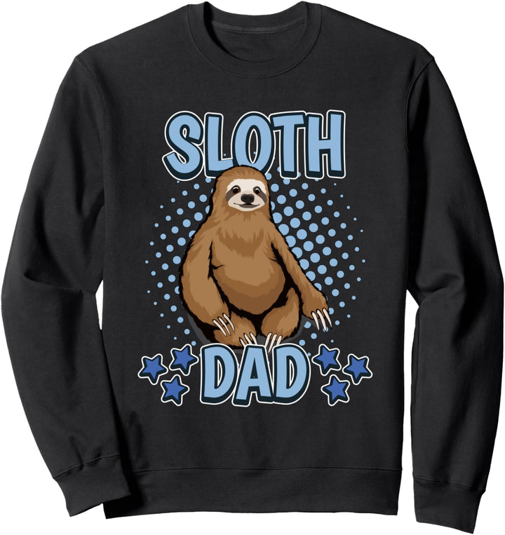 Sloth Dad Papa Faultier Sweatshirt