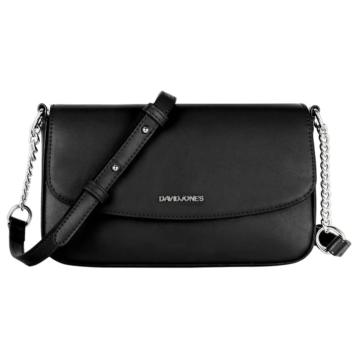 David Jones - Kleine Umhängetasche Damen - Crossbody Bag PU Leder - Frau Kette Schultertasche Rechte