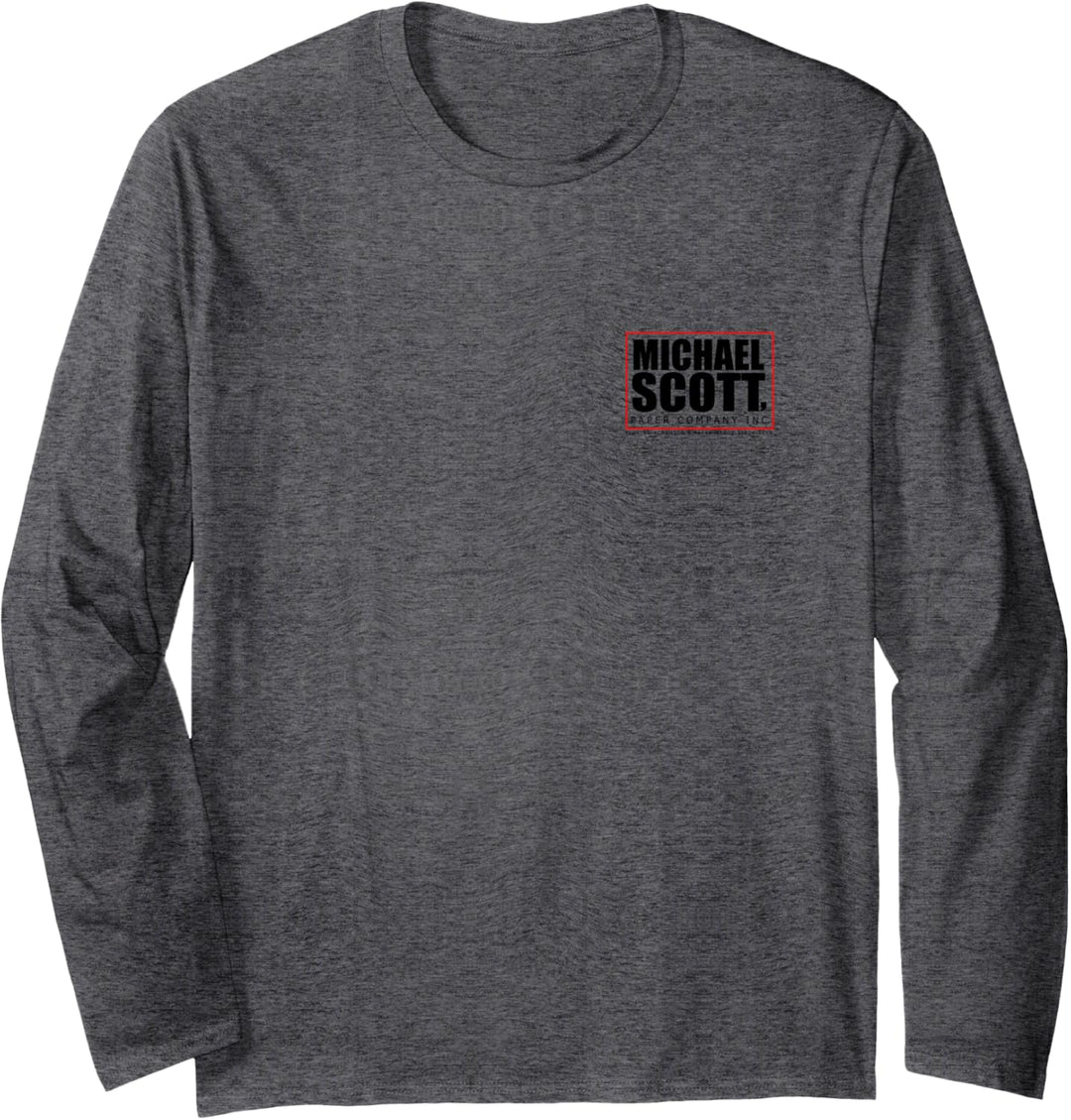 The Office Michael Scott PapierpinselText Langarmshirt