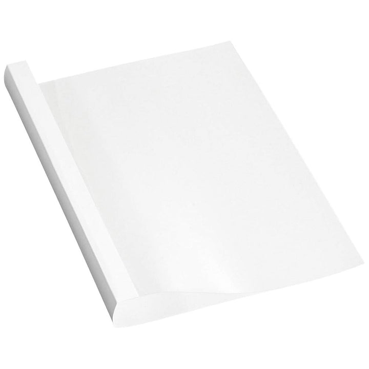 Fellowes Thermobindemappen Standard, 150 Mikron Vorderseite (PVC) / 200g/m² Rücken (glänzend), weiss