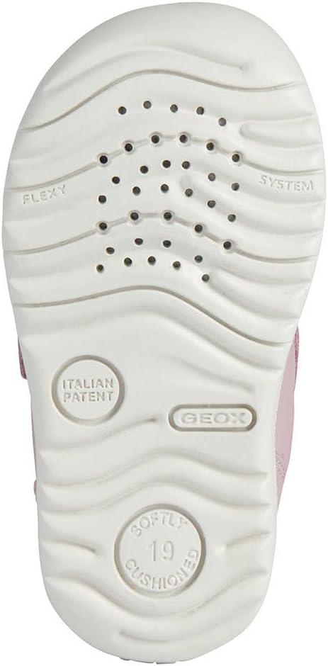 Geox Mädchen B Macchia Girl First Walker Shoe 23 EU Rose, 23 EU Rose