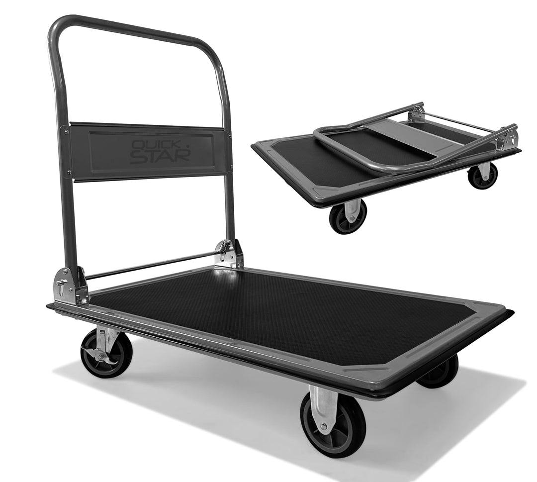 Lagertrolley Rollwagen 73x47cm faltbar für Garage Werkstatt Haushalt Keller Plattformwagen 73 x 47 c