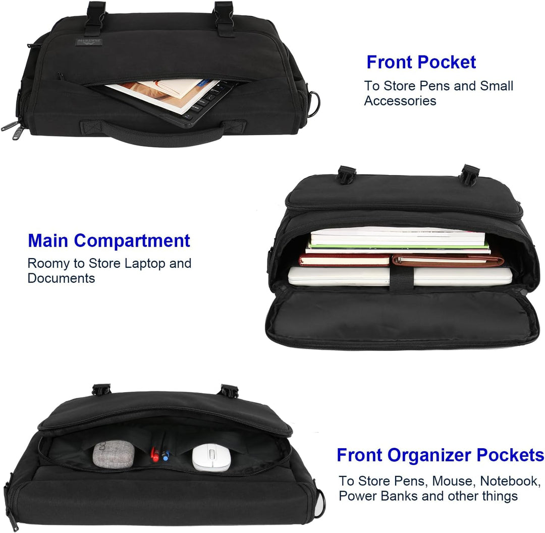 MATEIN Aktentasche Herren, Laptoptasche 15,6 Zoll, Wasserdicht Messenger Bag Laptop Tasche, Business