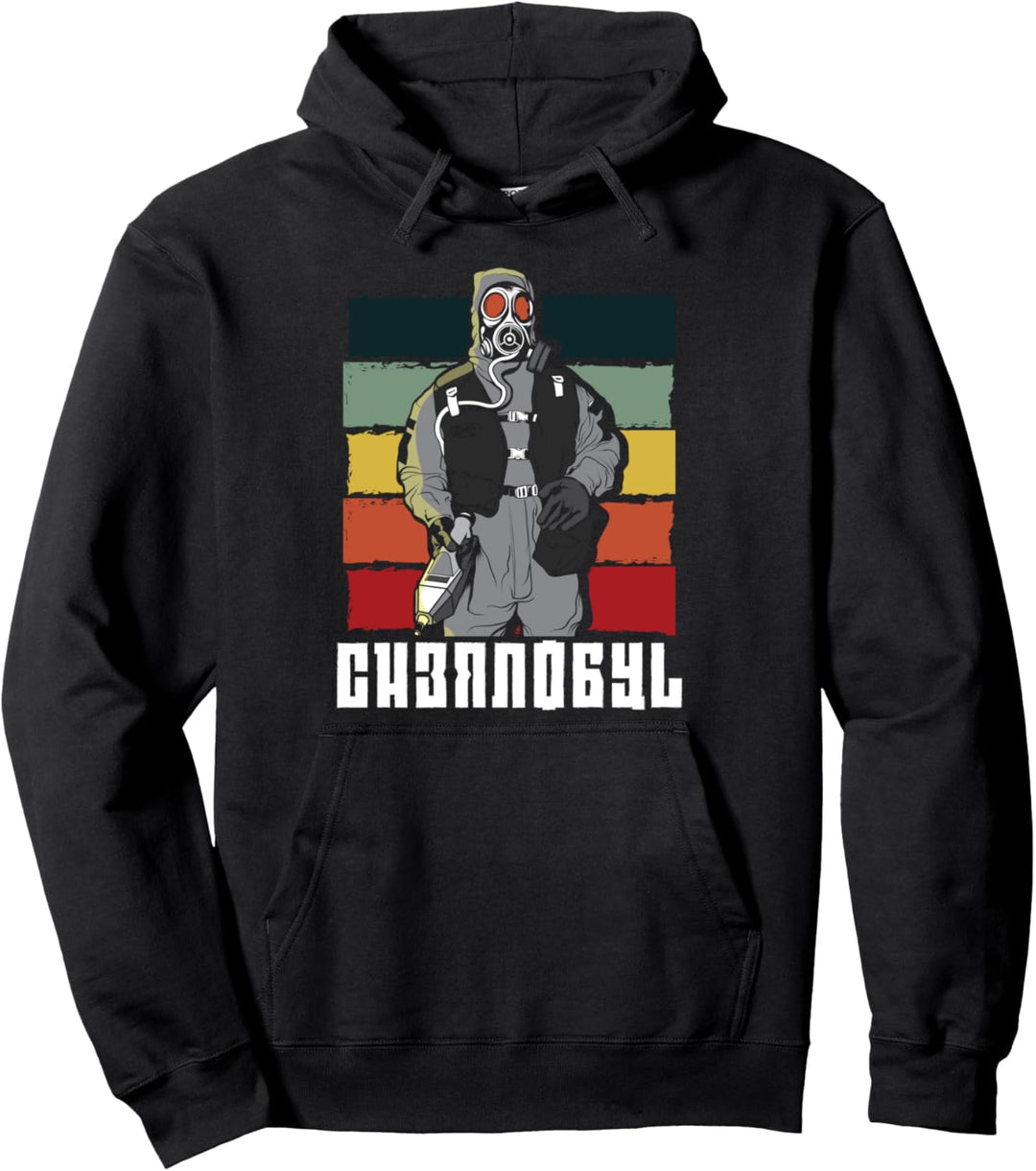 Vintage Tschernobyl 1986 Memorial Nuclular Pullover Hoodie