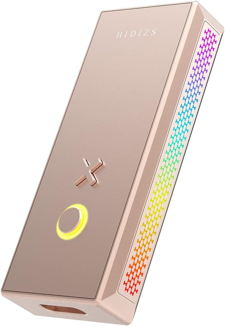 Hidizs XO Single-ended & Balanced MQA Dongle, MQA 16X, PCM 32Bit/384kHz, DSD256, tragbarer Audio-Dek