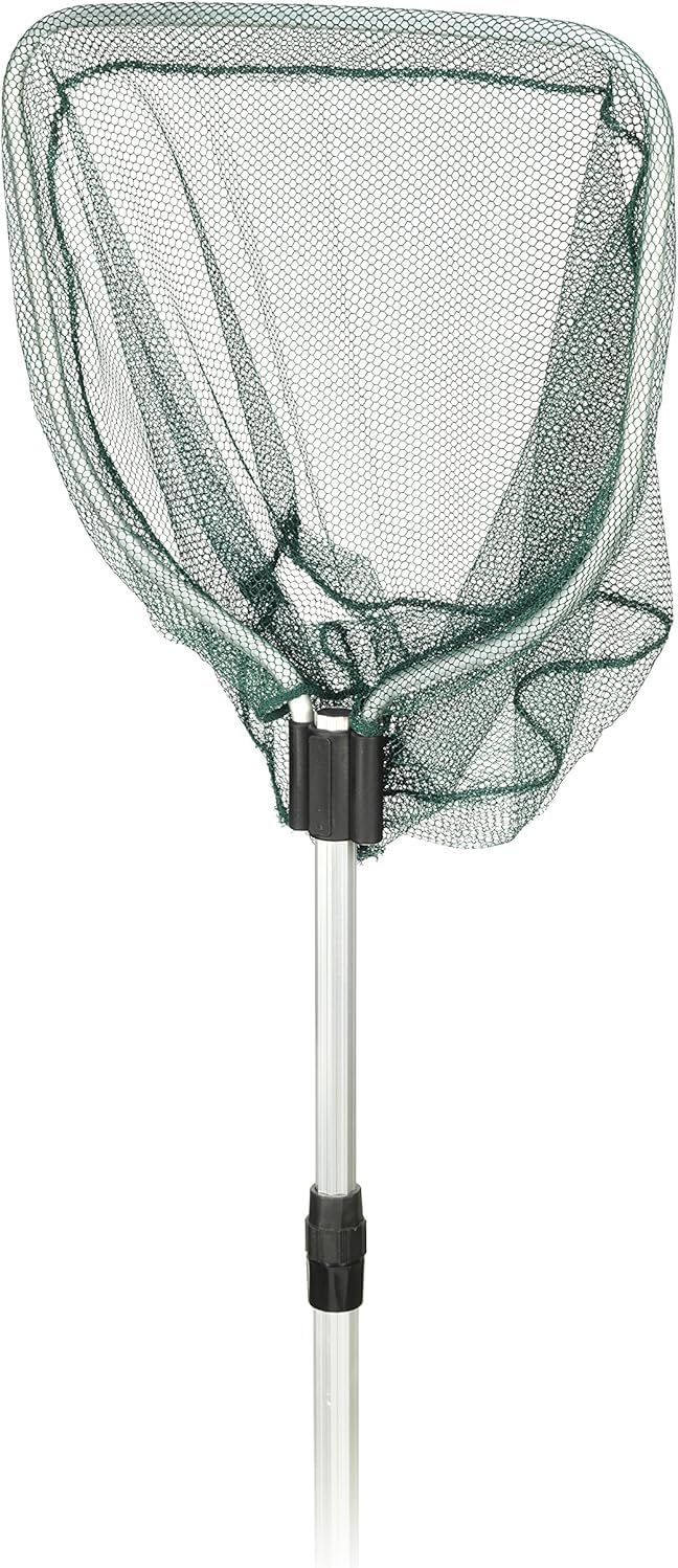 Tetra Pond Fish Net stabiler Fischkescher, Teich-Kescher mit Teleskopstiel für den sicheren Fang von