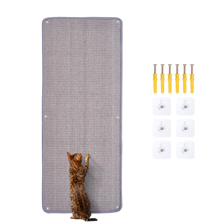 1 Stück Kratzmatte Katze 40x100CM Kratzbretter Natürliche Sisal Kratzmatte Katzenkratzmatte Kratzsch