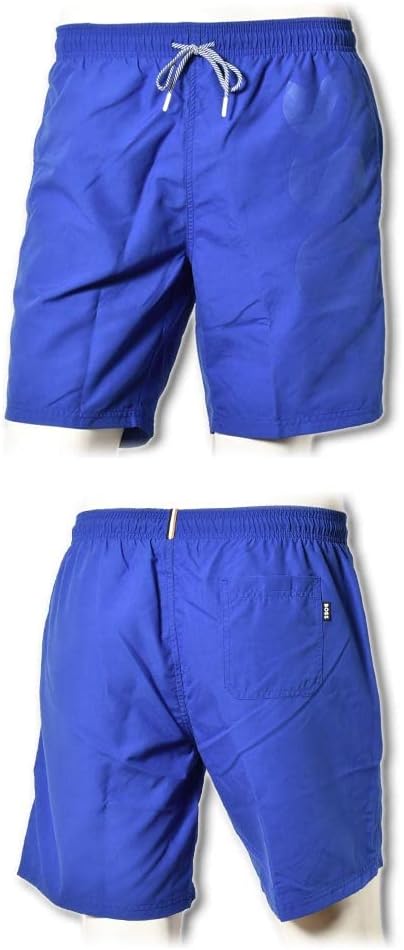 BOSS Hugo Boss Herren Badeshorts Orca 10135293 02, Einfarbig S Bright Blue 433, S Bright Blue 433