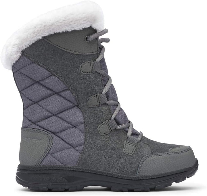 Columbia Ice Maiden II WP wasserdichte Schneestiefel für Damen 35.5 EU Shale Dark Raspberry, 35.5 EU