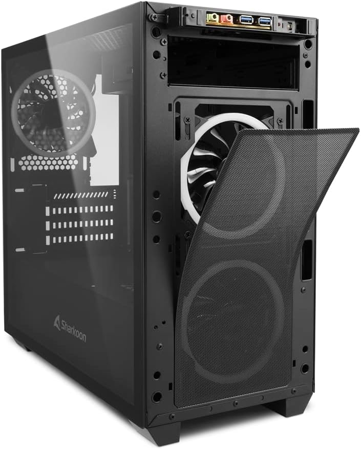 Sharkoon V1000 RGB, mATX Gaming PC Gehäuse Classic