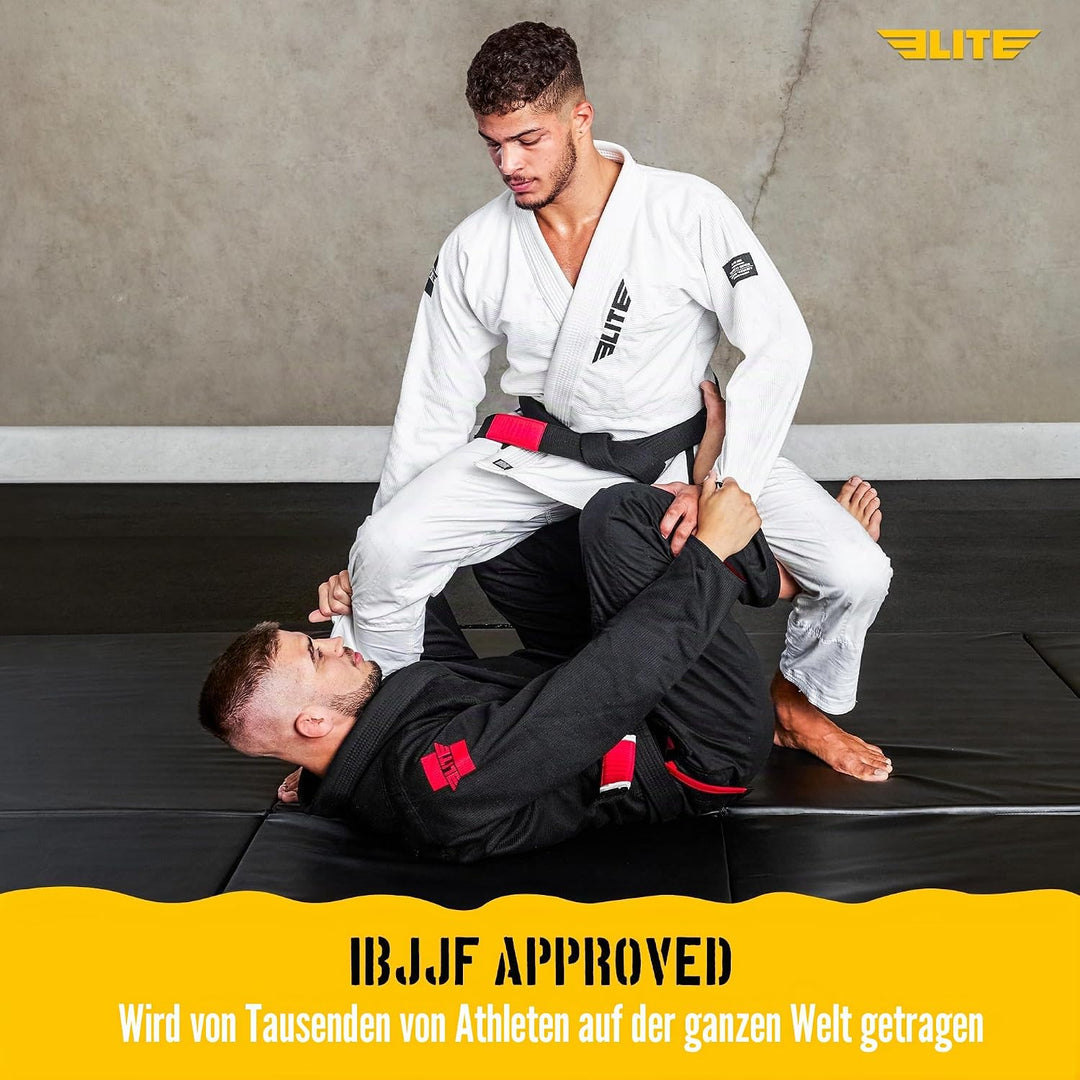 Elite Sports BJJ GI für Herren IBJJF Kimono BJJ Jiujitsu GIS W/sanforisierter Stoff & Gürtel (Siehe