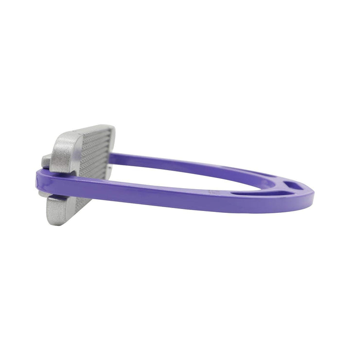 AK Aluminium-Steigbügel mit beschichteten Farben (11,9 cm, Violett/Silber) 4.75 INCHES violett / sil