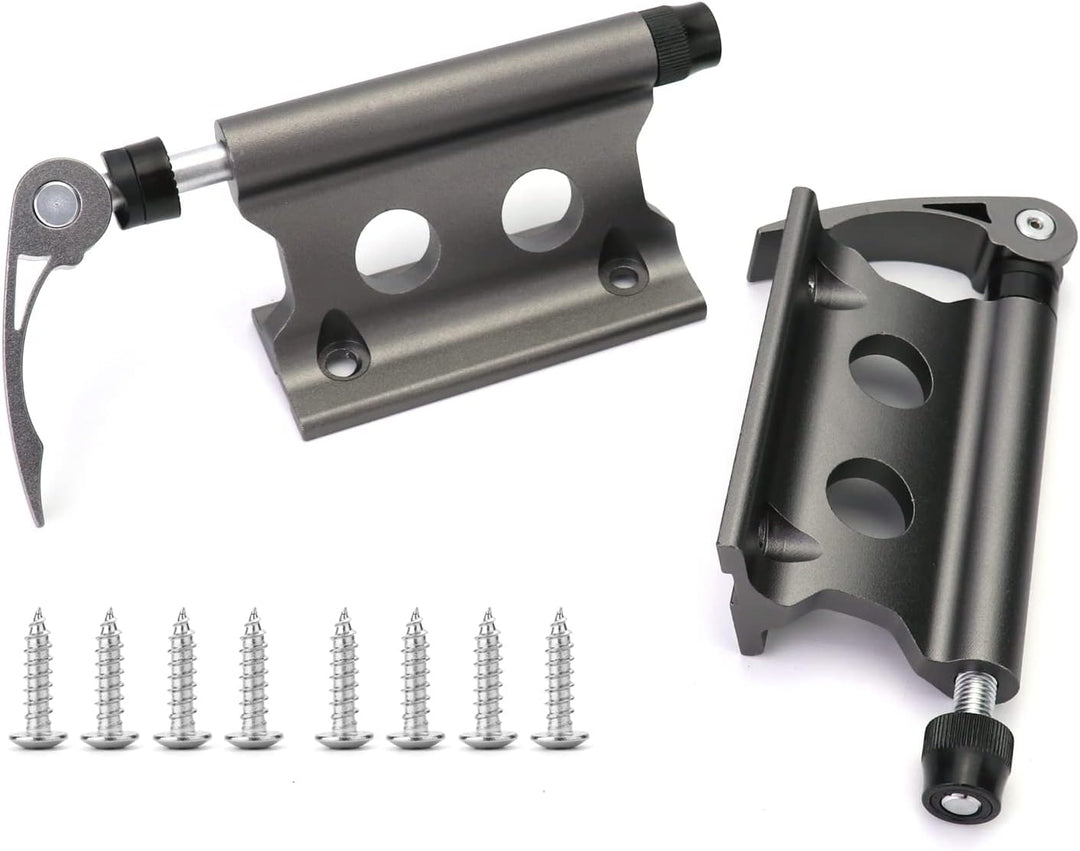 QWORK® 2 Stücke Gabelhalterung Fahrrad, Schnellspanner aus Aluminiumlegierung, für LKW, SUV und Anhä