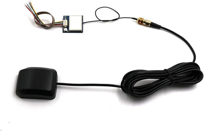 Iegefirm GNSS -232 NMEA-0183 GPS GLONASS Doppel-Modul mit GPS-Antenne GLONASS extern 4 m Flash BN-28