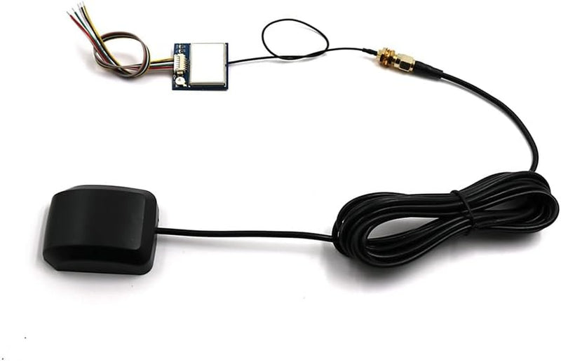 Iegefirm GNSS -232 NMEA-0183 GPS GLONASS Doppel-Modul mit GPS-Antenne GLONASS extern 4 m Flash BN-28