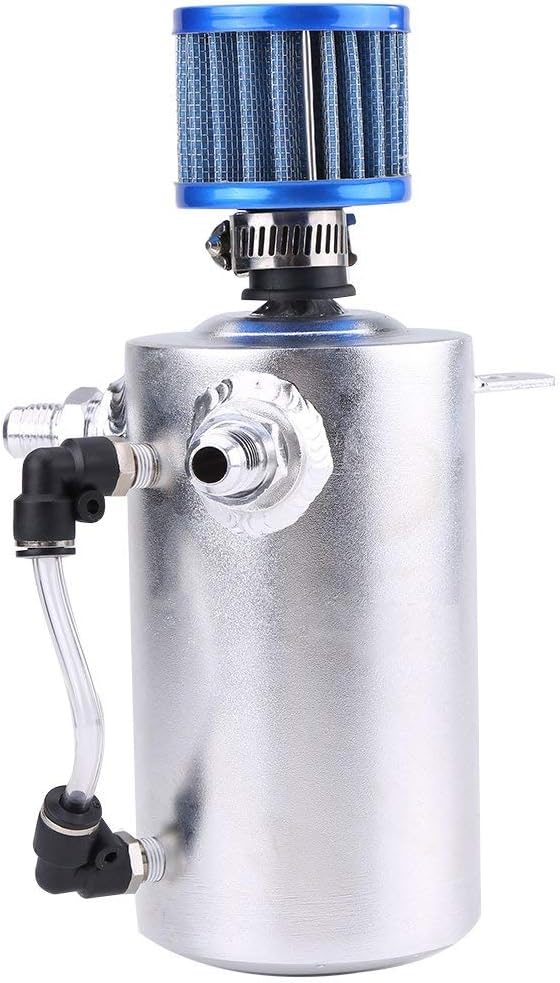 Ölauffangbehälter, Yctze 0.5L Universal Aluminium Automotor Ölauffangbehälter Kann Reservoir Entlüft