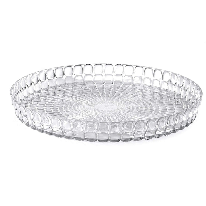 Guzzini - Tiffany, Rundes Tablett - Transparent, Ø35,6x h4 cm - 19890100 1 Durchsichtig, 1 Durchsich