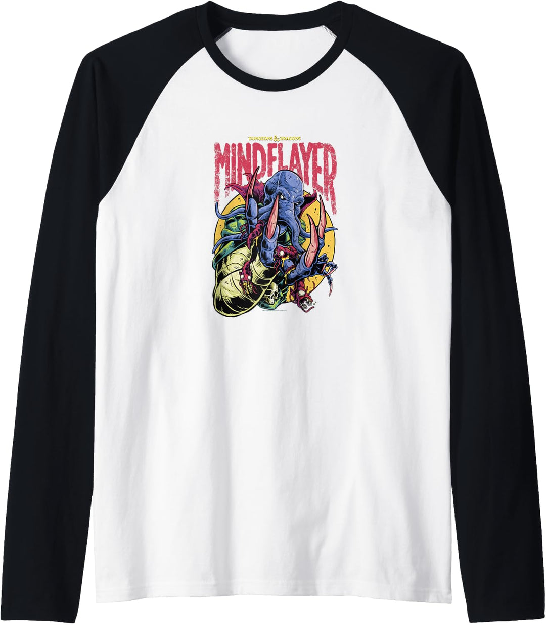 Dungeons &amp; Dragons Mindflayer Monster Claws Out Raglan
