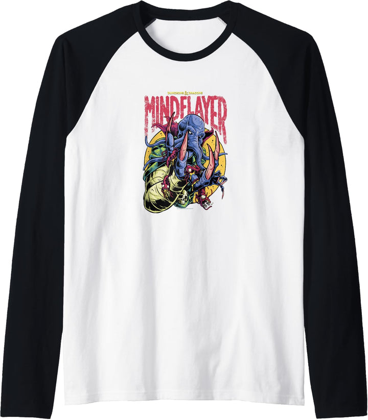 Dungeons &amp; Dragons Mindflayer Monster Claws Out Raglan