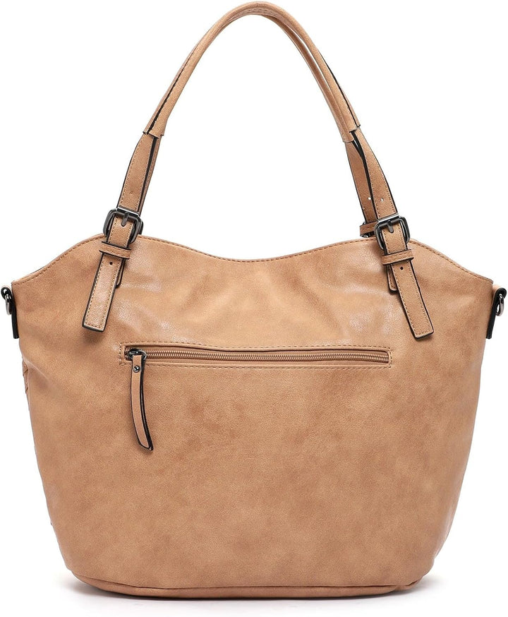 Tamaris Shopper Julina 32026 Damen Handtaschen Streifen sand 420