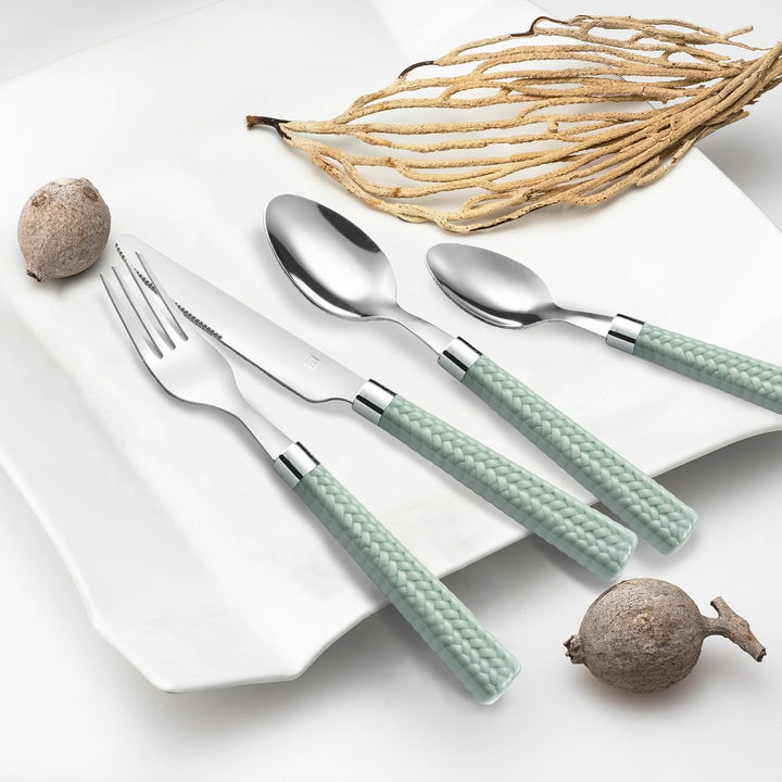 Amefa PAILLE Besteckset 24-teilig | Besteck Set für 6 Personen | Edelstahl Besteck Spülmaschinenfest